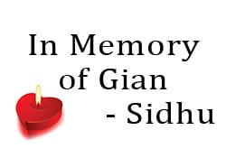 In Memory of Gian… Sidhu